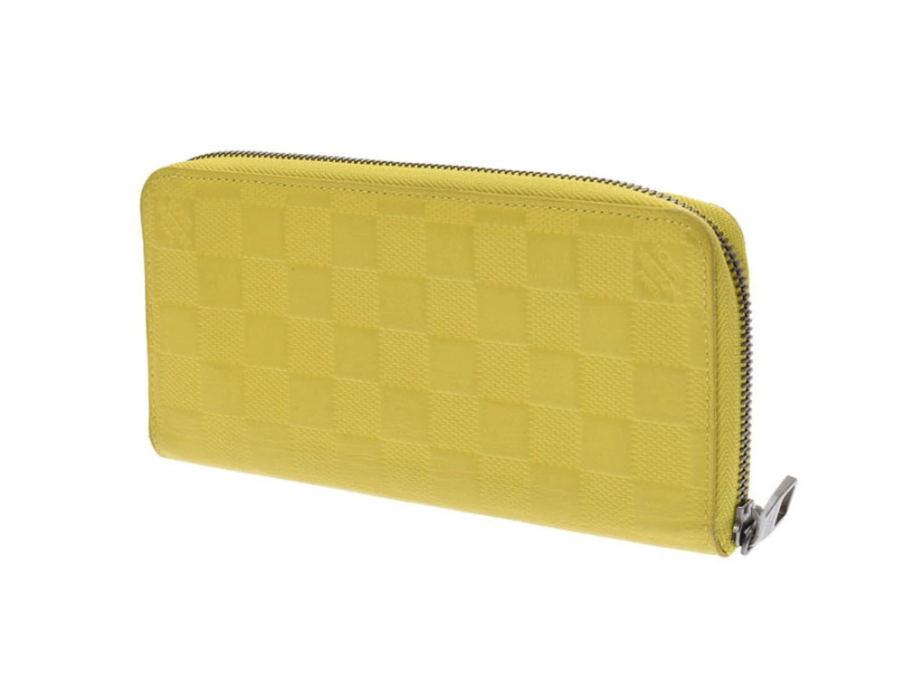 Louis Vuitton Zippy Damier Infini Ascetic Vertical Vert Long Wallet